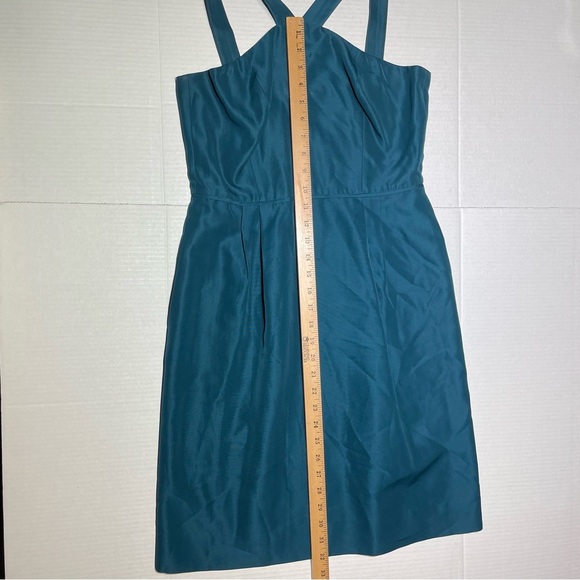 J.Crew Womens Size 8 Teal Green Sleeveless Dress - Picture 7 of 7